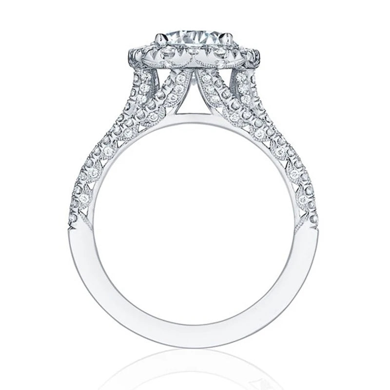Huitan Fashion Rings for Women with Luxury Engagement Rings
