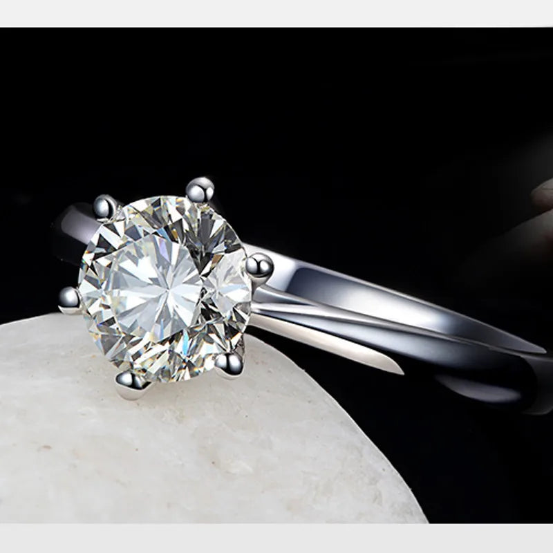 Luxury Wedding Rings for Women Gift Made of 925 Sterling Silver