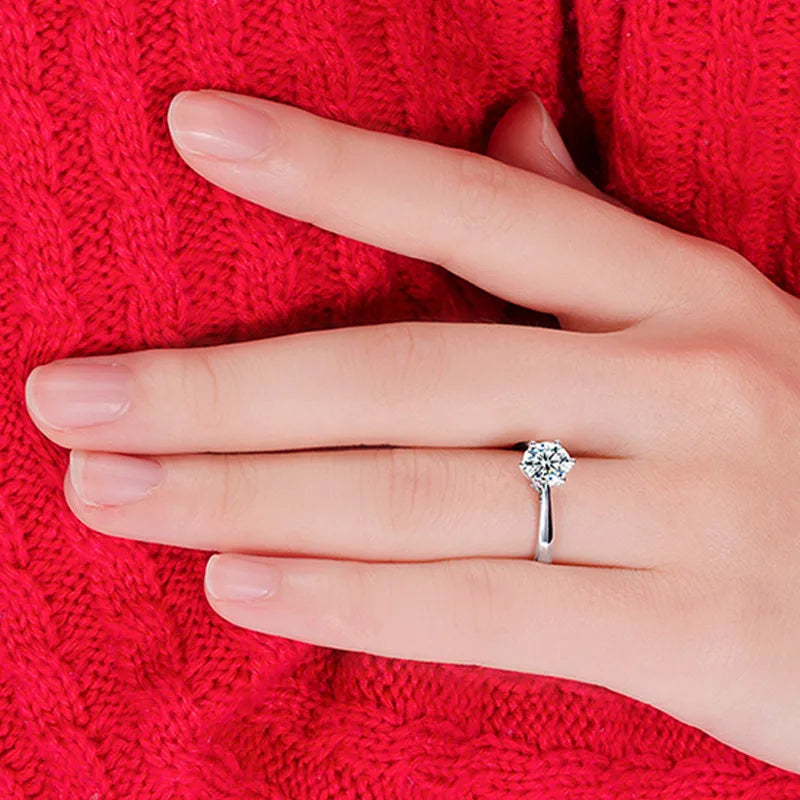 Luxury Wedding Rings for Women Gift Made of 925 Sterling Silver