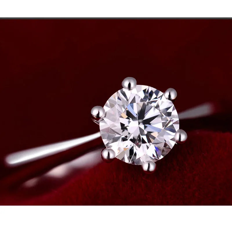 Luxury Wedding Rings for Women Gift Made of 925 Sterling Silver