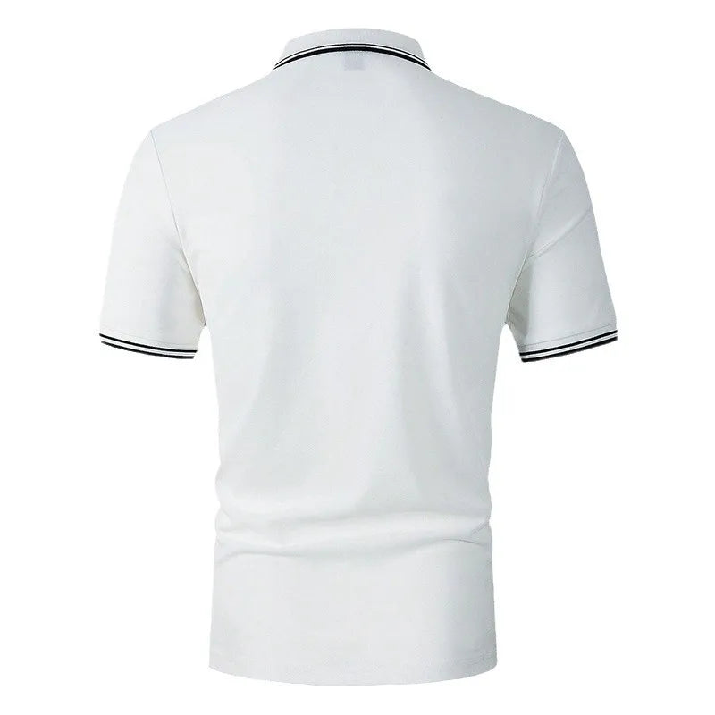 New Men's 100% Polyester Short Sleeve Summer Shirt,