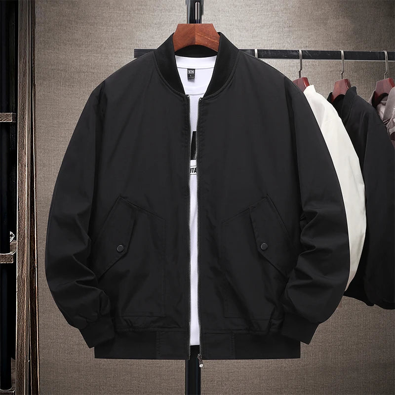 Men's Plus Size 6XL 7XL Jacket Autumn Spring Camouflage Baseball Jacket