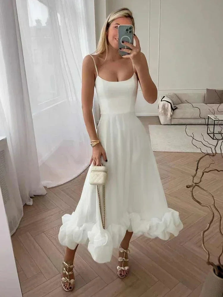 XIZOU Elegant Party Evening Maxi Dresses for Women 2025