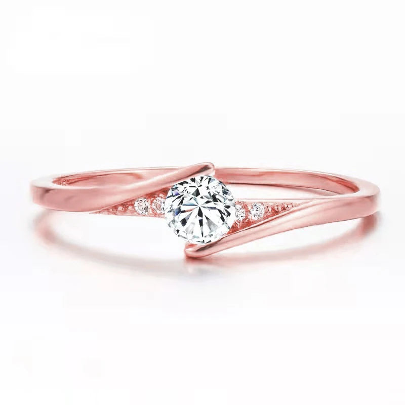 Romantic Engagement Ring for Girl and Bride, Wedding Jewelry Gift