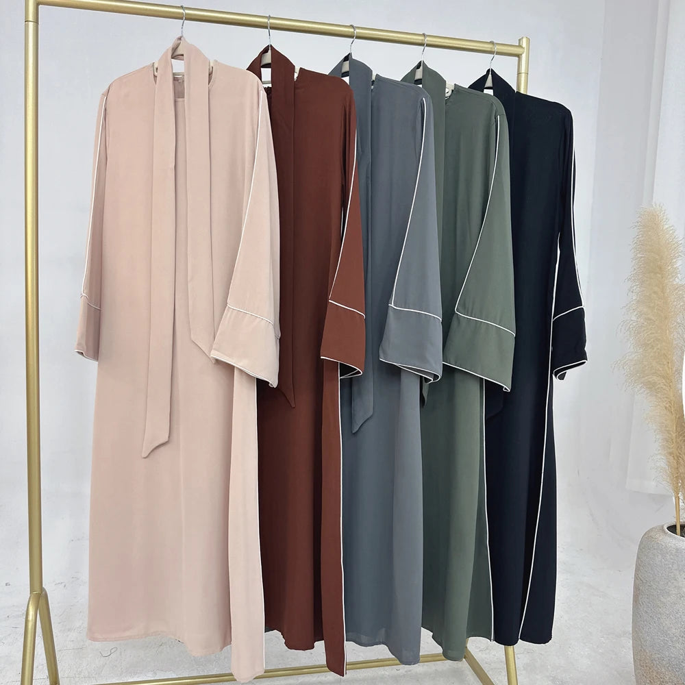2025 Abaya Plain Modest Abaya Islamic Clothing