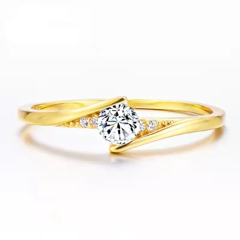 Romantic Engagement Ring for Girl and Bride, Wedding Jewelry Gift