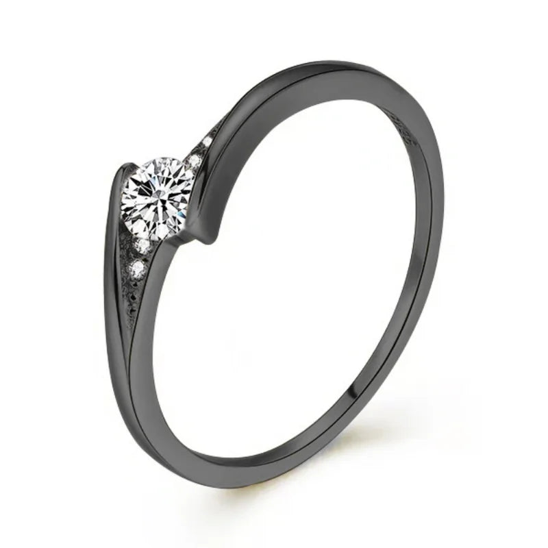 Romantic Engagement Ring for Girl and Bride, Wedding Jewelry Gift