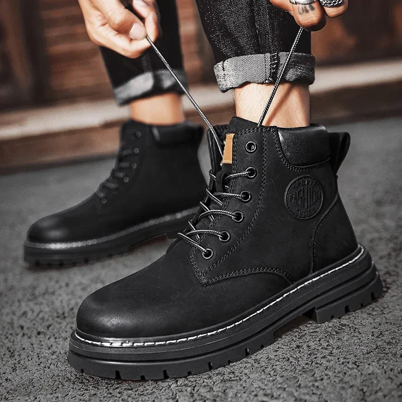 High-quality men's high-top shoes