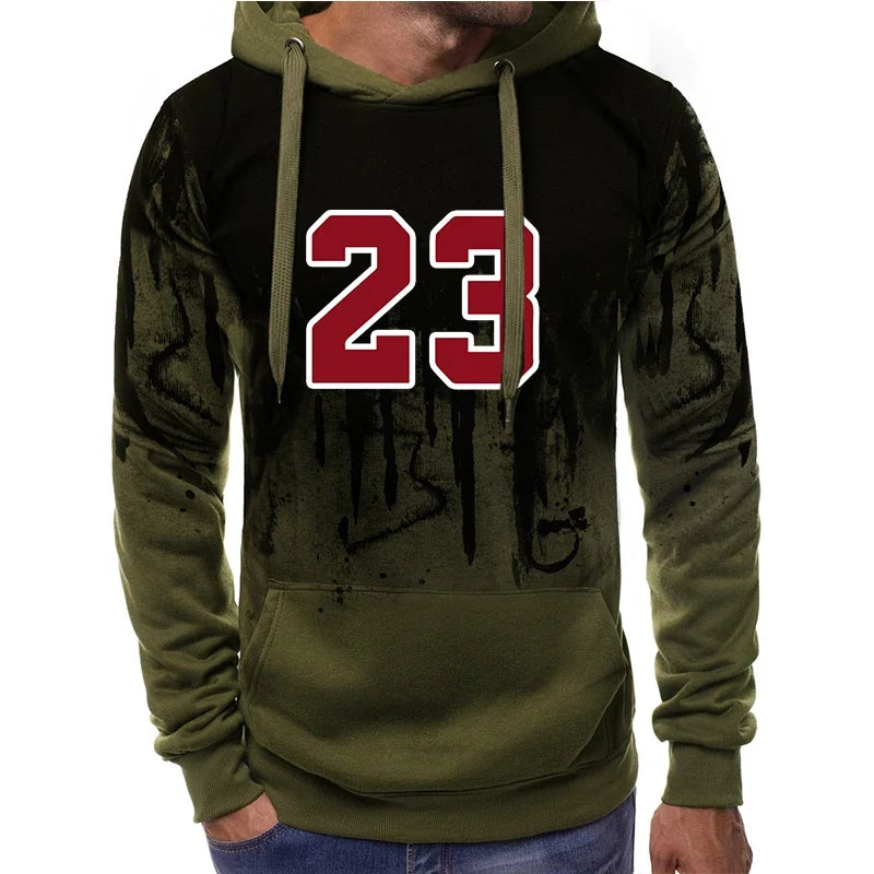 Casual Hoodies, Men's Sports Sweatshirts