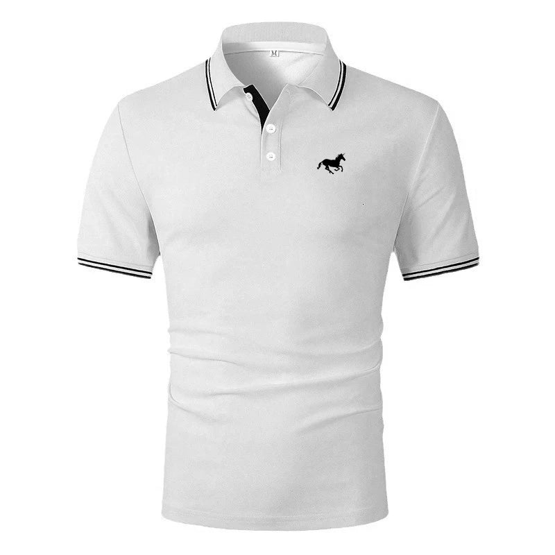 New Men's 100% Polyester Short Sleeve Summer Shirt,
