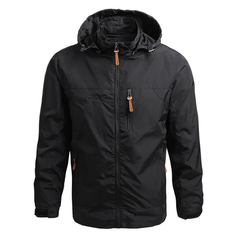 Men's Windbreaker Jacket, Waterproof Tactical Jacket for Outdoor Use,r