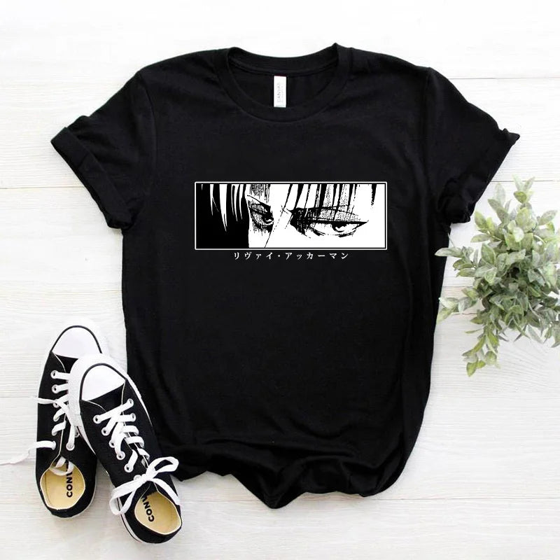 Men's Japanese Anime Attack on Titan Printed T-Shirt Unisex T-Shirt