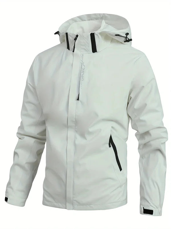 Men's Waterproof Lightweight Hooded Jacket