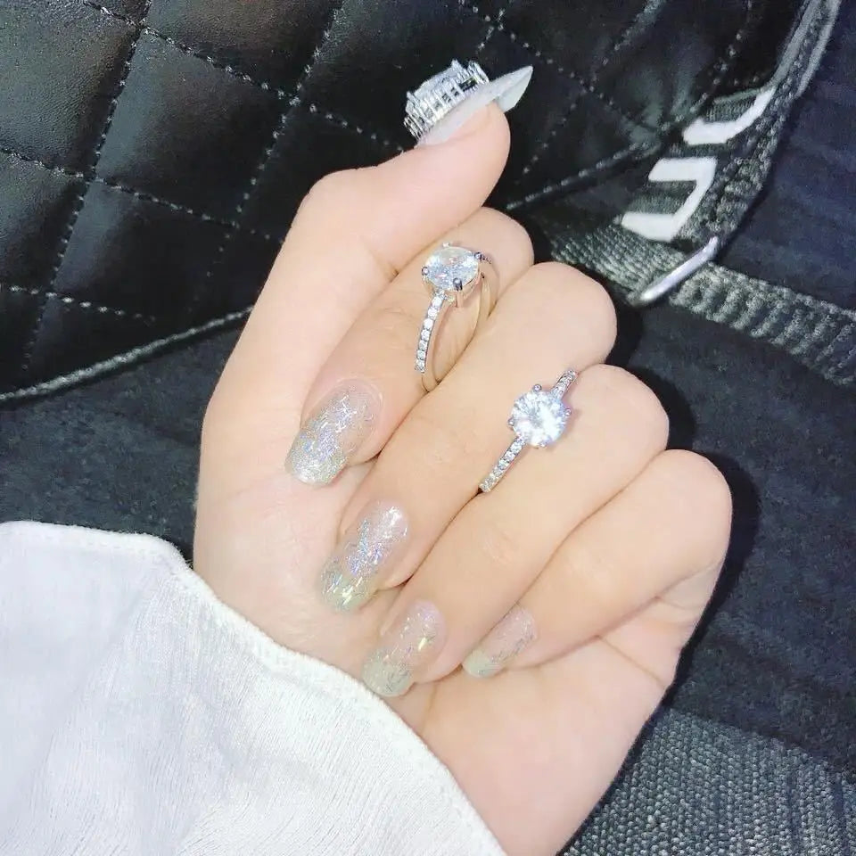 S925 Silver Plated Women's Ring | Wedding Ring for Women