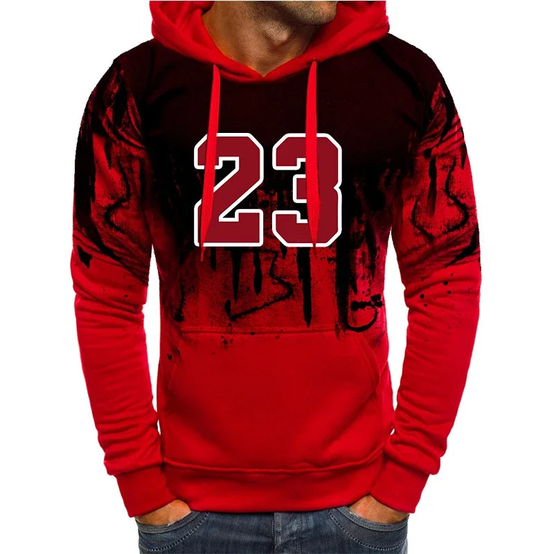 Casual Hoodies, Men's Sports Sweatshirts