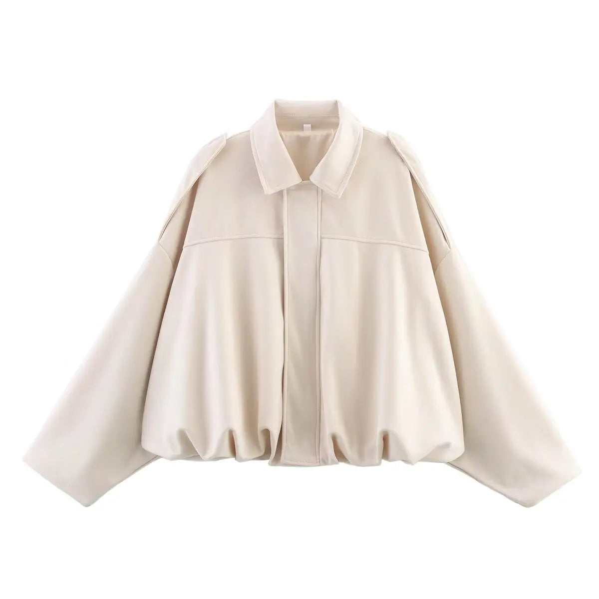 Vintage Green Oversized Women's Bomber Jacket Fashion 2025