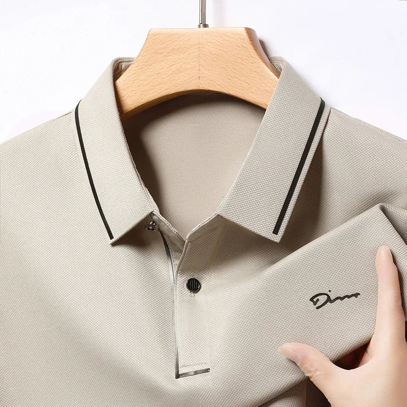 New Men's Business Casual Long Sleeved Shirt