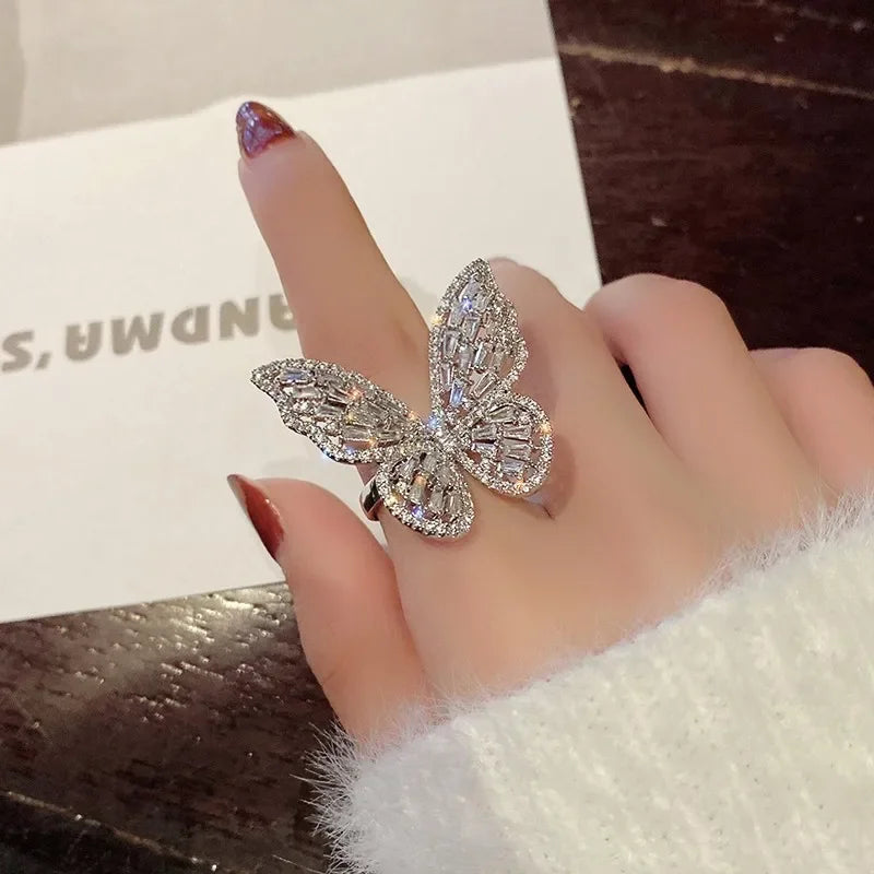 Gothic Open Snake Ring for Women,
