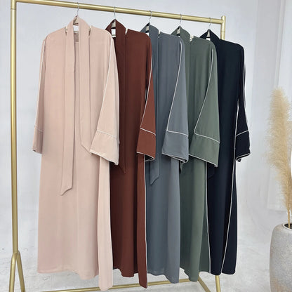 2025 Abaya Plain Modest Abaya Islamic Clothing