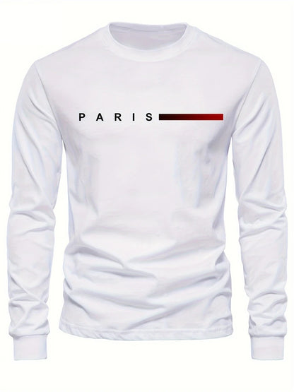 Fashion Spring Men's T-shirt Comfortable Long