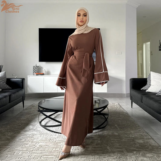 2025 Abaya Plain Modest Abaya Islamic Clothing
