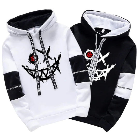 Men's hooded sweatshirt, sweatpants,