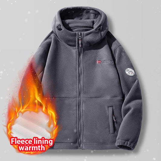 New Men's Winter Polar Fleece Hooded Jackets