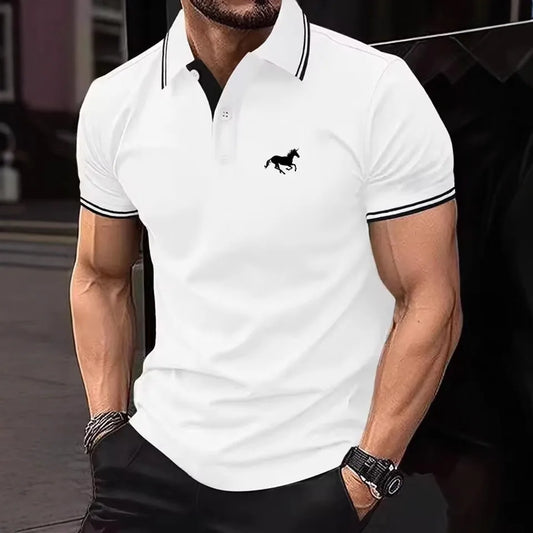 New Men's 100% Polyester Short Sleeve Summer Shirt,