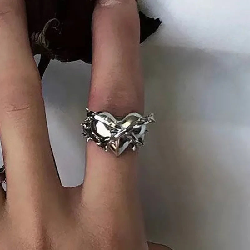 Gothic Open Snake Ring for Women,