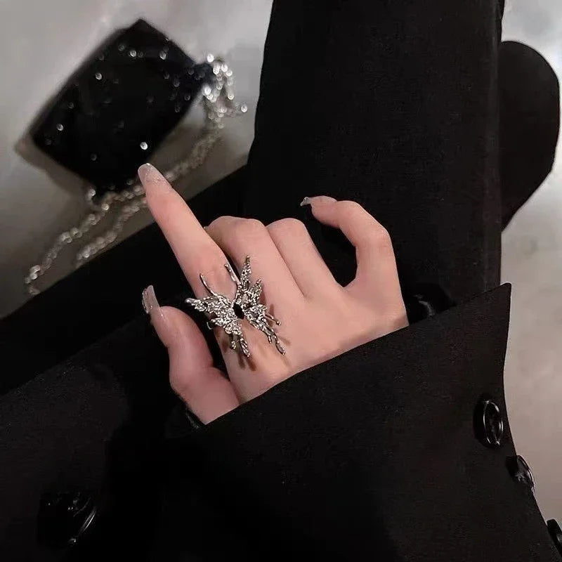 Gothic Open Snake Ring for Women,
