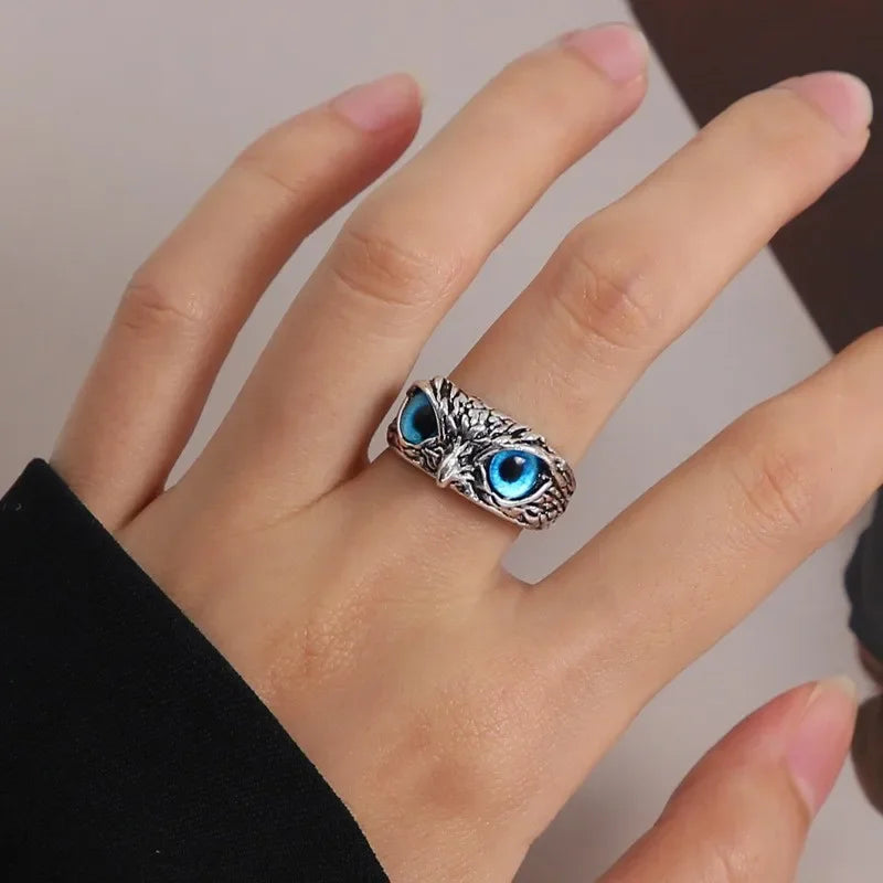 Gothic Open Snake Ring for Women,