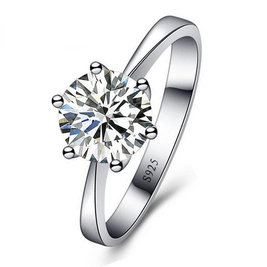 Luxury Wedding Rings for Women Gift Made of 925 Sterling Silver