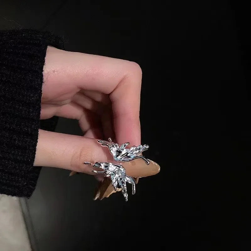 Gothic Open Snake Ring for Women,