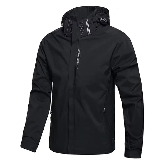 Men's Waterproof Lightweight Hooded Jacket