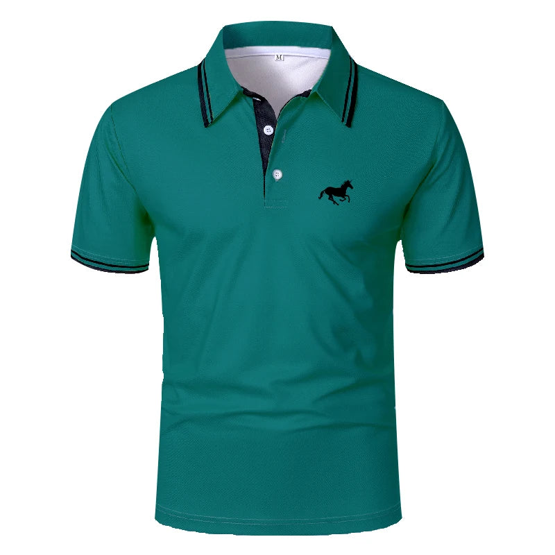 New Men's 100% Polyester Short Sleeve Summer Shirt,