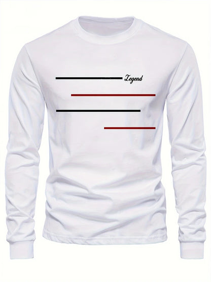 Fashion Spring Men's T-shirt Comfortable Long