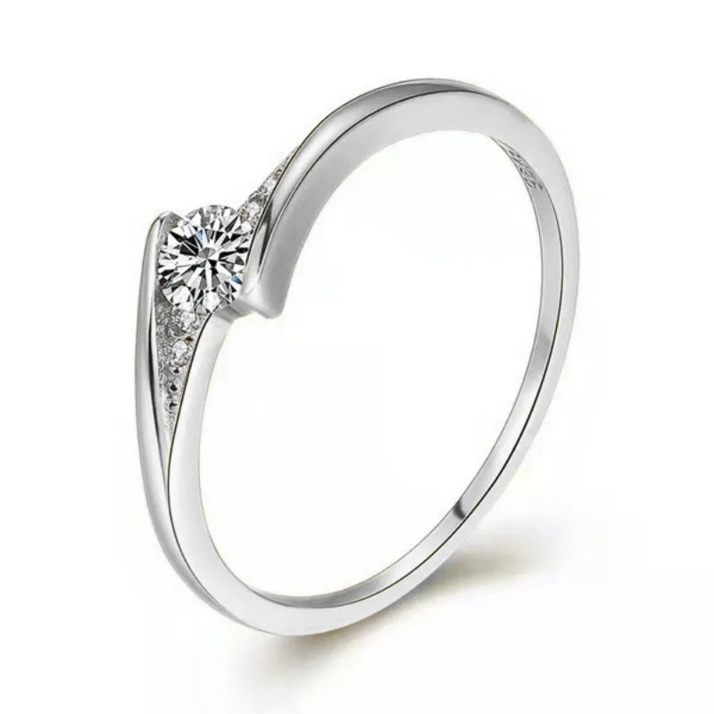 Romantic Engagement Ring for Girl and Bride, Wedding Jewelry Gift
