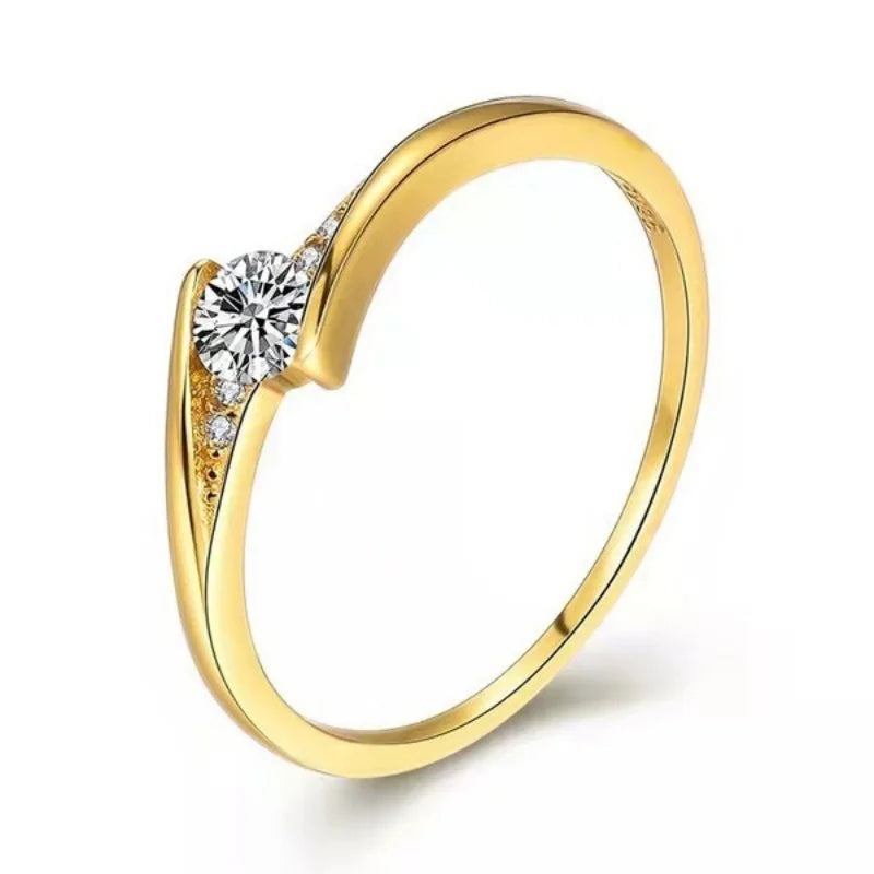 Romantic Engagement Ring for Girl and Bride, Wedding Jewelry Gift