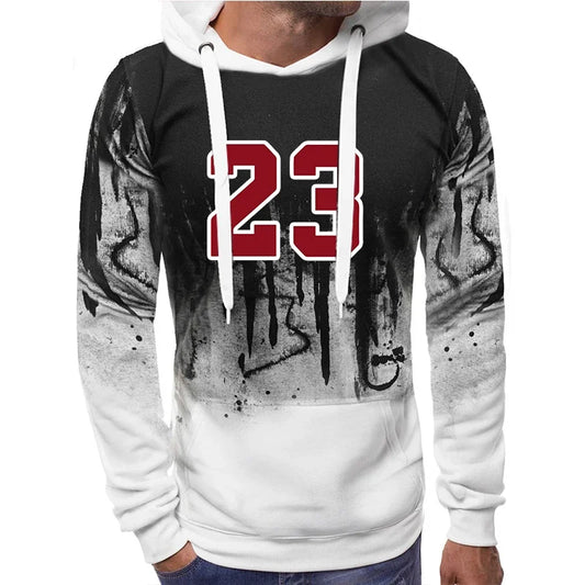 Casual Hoodies, Men's Sports Sweatshirts