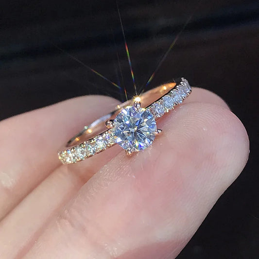 S925 Silver Plated Women's Ring | Wedding Ring for Women