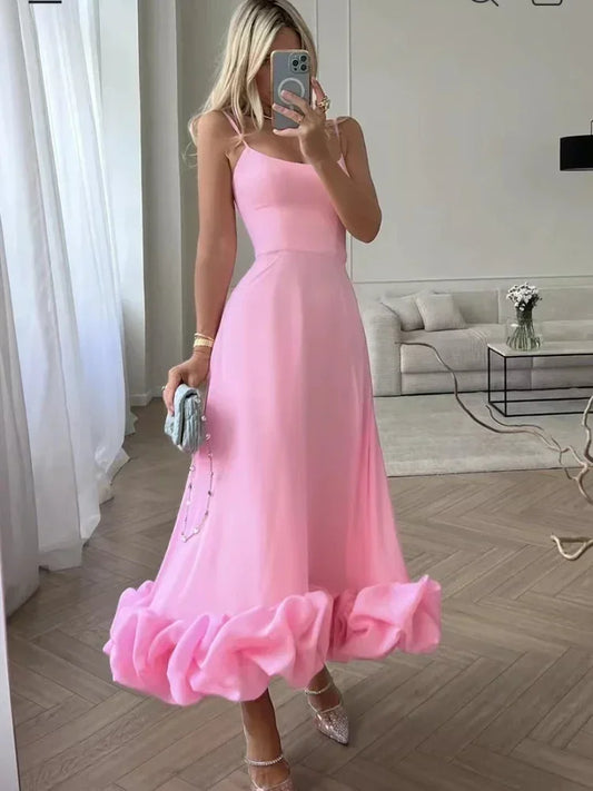 XIZOU Elegant Party Evening Maxi Dresses for Women 2025